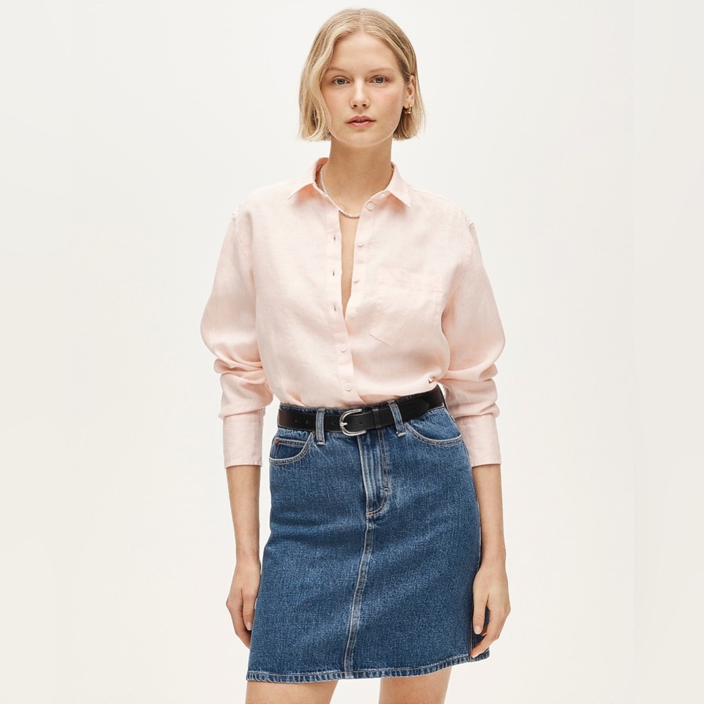 NWT J.Crew Garçon Classic Shirt in Baird McNutt Irish Linen